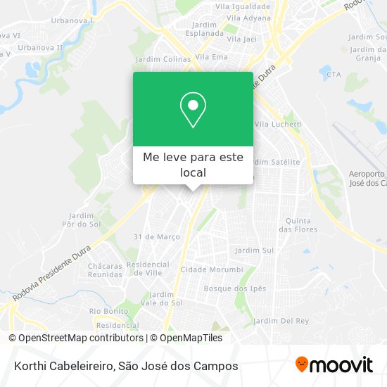 Korthi Cabeleireiro mapa