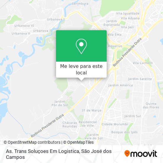 As. Trans Soluçoes Em Logistica mapa