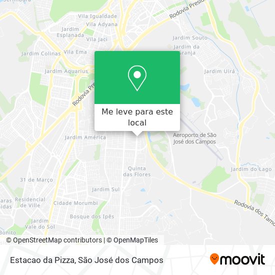 Estacao da Pizza mapa