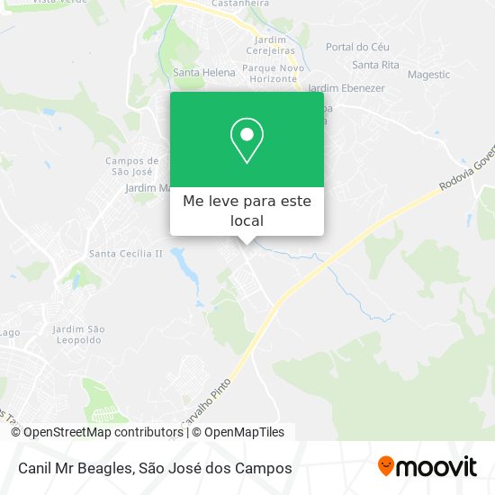 Canil Mr Beagles mapa