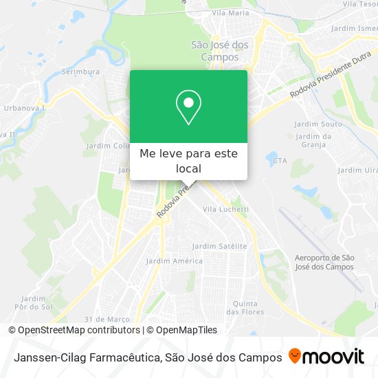 Janssen-Cilag Farmacêutica mapa