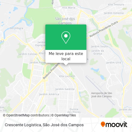 Crescente Logística mapa