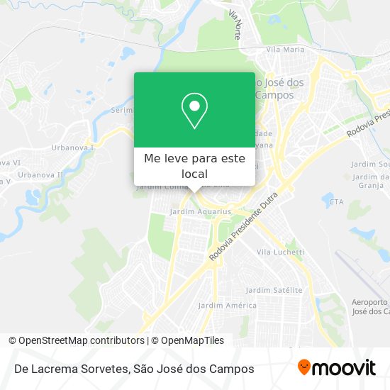 De Lacrema Sorvetes mapa