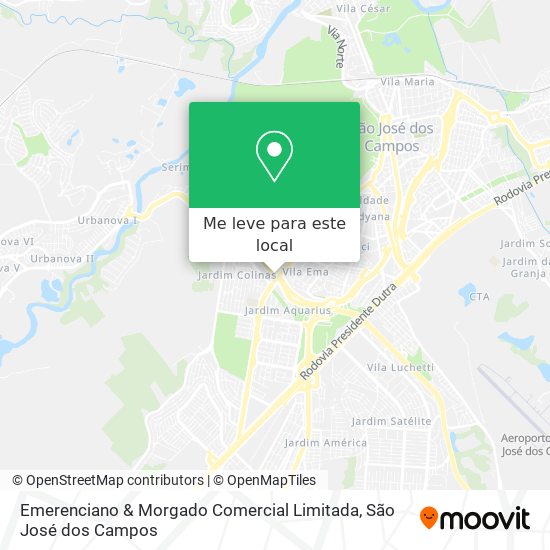 Emerenciano & Morgado Comercial Limitada mapa
