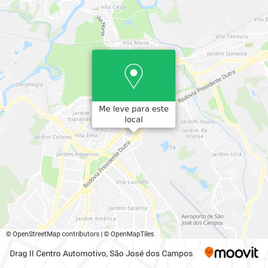 Drag II Centro Automotivo mapa