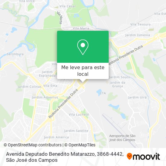 Avenida Deputado Benedito Matarazzo, 3868-4442 mapa