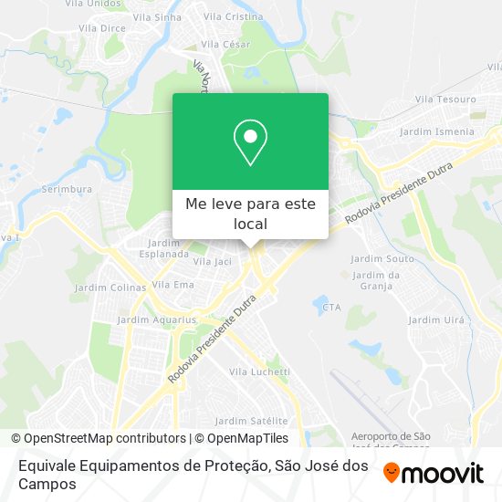 Equivale Equipamentos de Proteção mapa