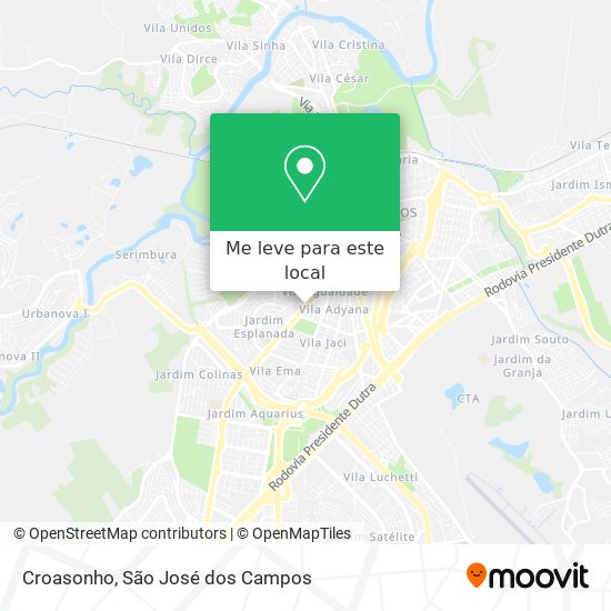 Croasonho mapa