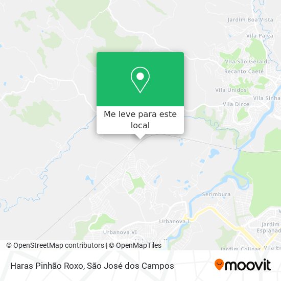 Haras Pinhão Roxo mapa