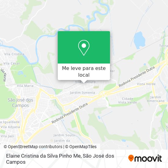 Elaine Cristina da Silva Pinho Me mapa