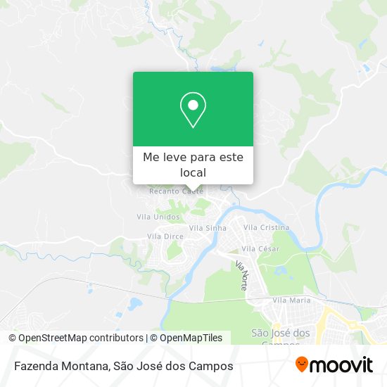 Fazenda Montana mapa
