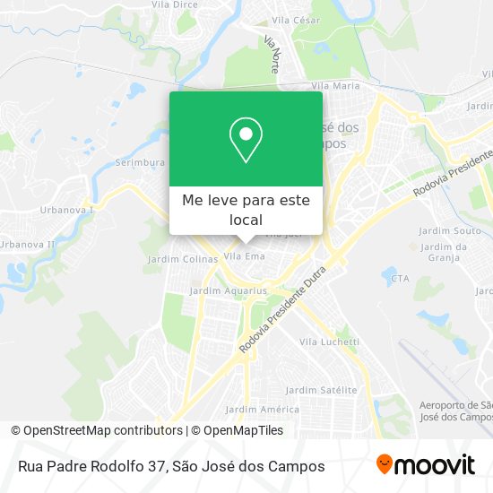 Rua Padre Rodolfo 37 mapa