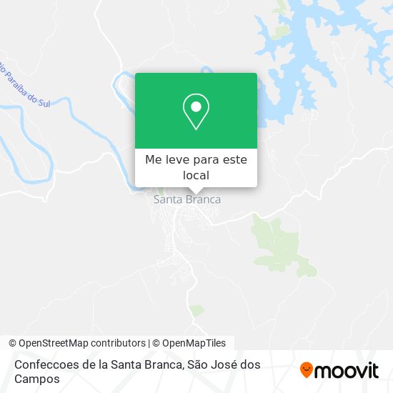 Confeccoes de la Santa Branca mapa