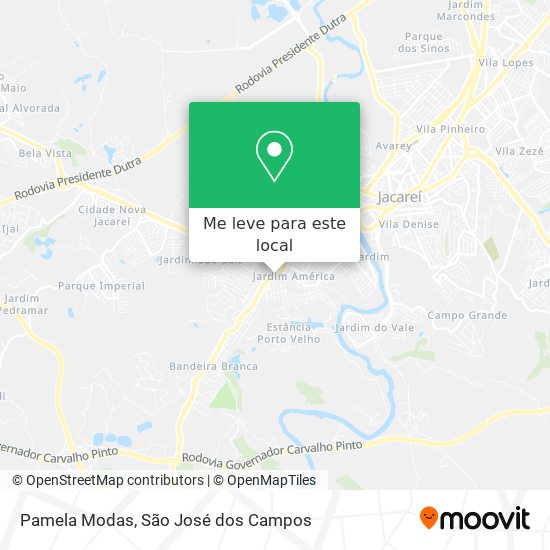 Pamela Modas mapa