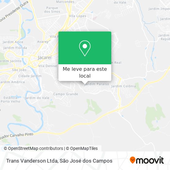 Trans Vanderson Ltda mapa