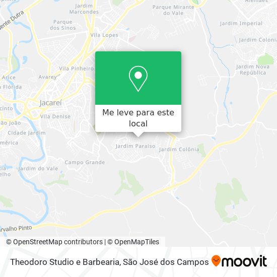 Theodoro Studio e Barbearia mapa