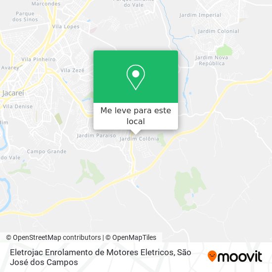 Eletrojac Enrolamento de Motores Eletricos mapa