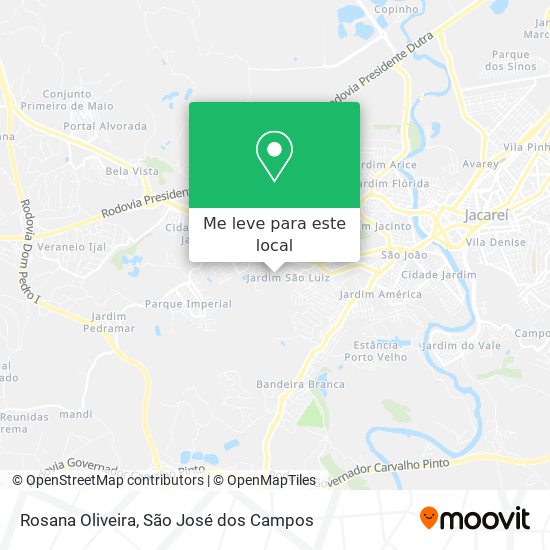 Rosana Oliveira mapa