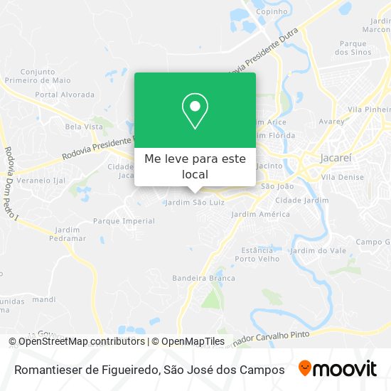 Romantieser de Figueiredo mapa