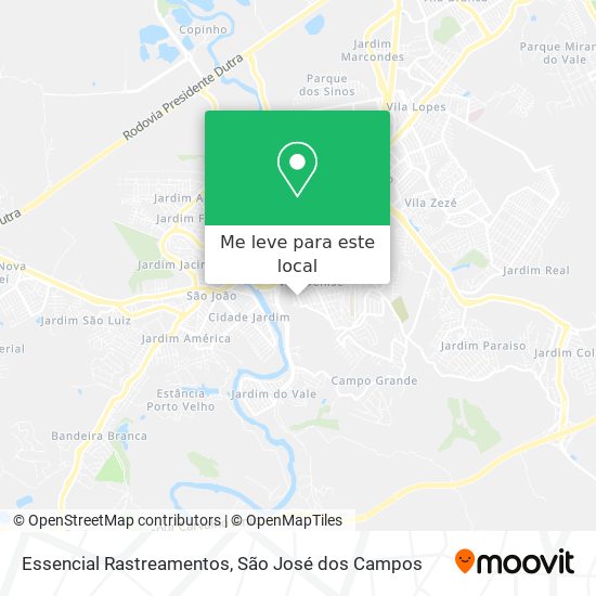 Essencial Rastreamentos mapa