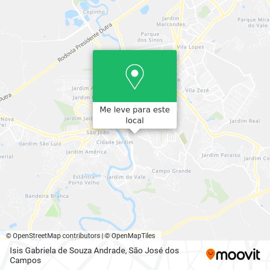 Isis Gabriela de Souza Andrade mapa
