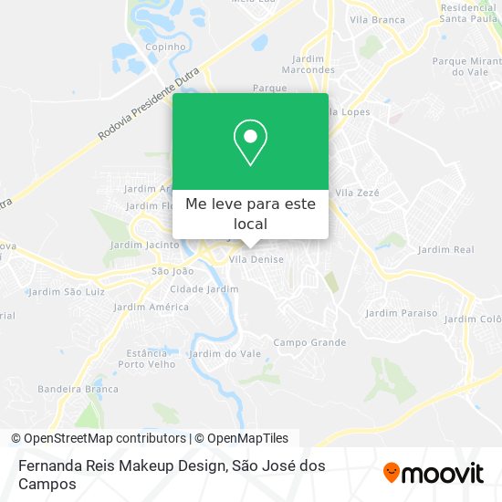 Fernanda Reis Makeup Design mapa