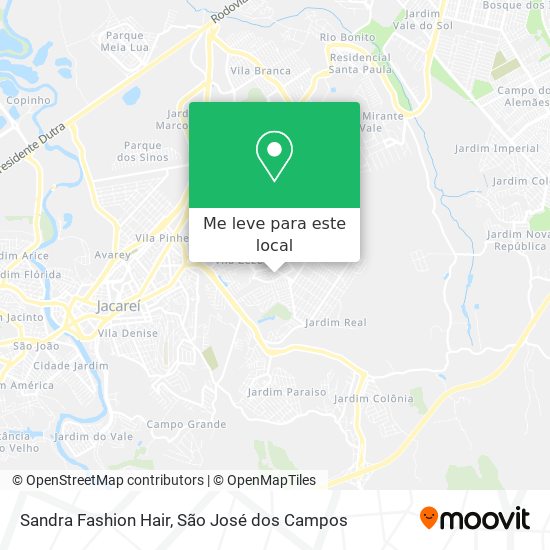 Sandra Fashion Hair mapa