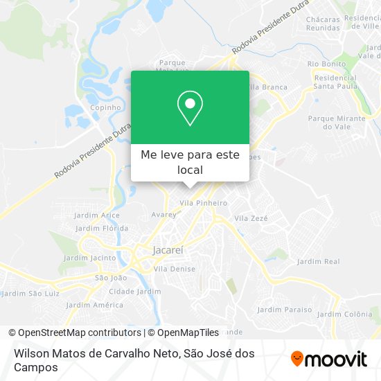 Wilson Matos de Carvalho Neto mapa
