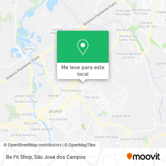 Be Fit Shop mapa