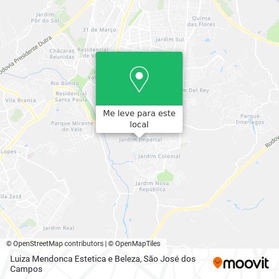 Luiza Mendonca Estetica e Beleza mapa