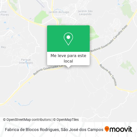 Fabrica de Blocos Rodrigues mapa