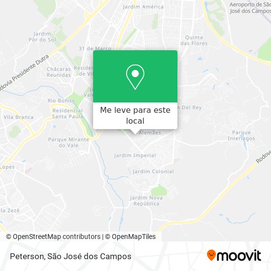 Peterson mapa