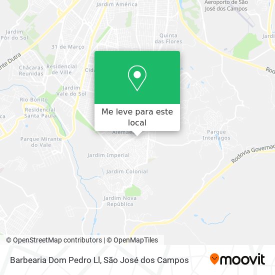 Barbearia Dom Pedro Ll mapa