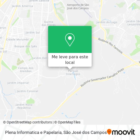 Plena Informatica e Papelaria mapa