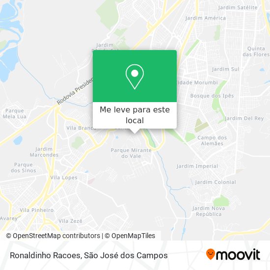 Ronaldinho Racoes mapa