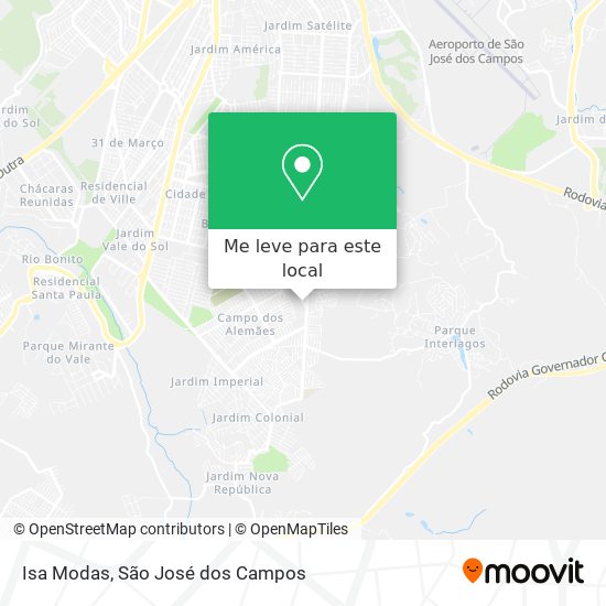 Isa Modas mapa