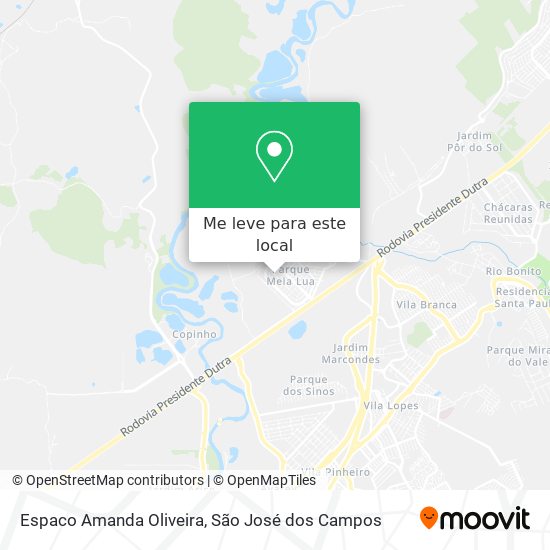 Espaco Amanda Oliveira mapa