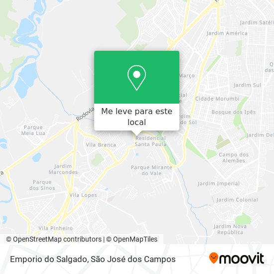 Emporio do Salgado mapa