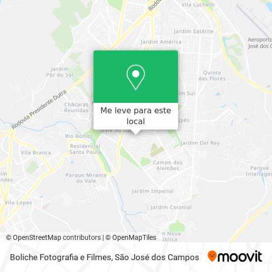 Boliche Fotografia e Filmes mapa