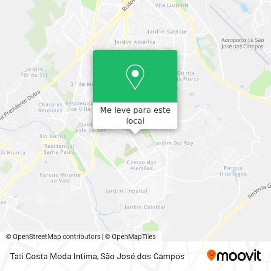 Tati Costa Moda Intima mapa