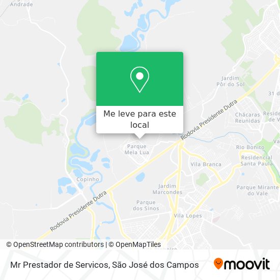 Mr Prestador de Servicos mapa
