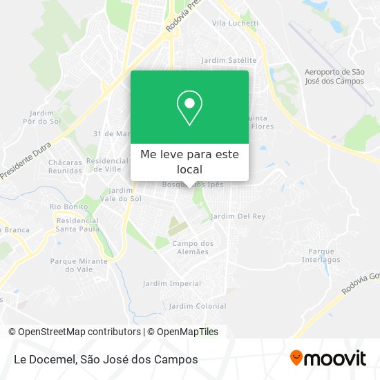 Le Docemel mapa
