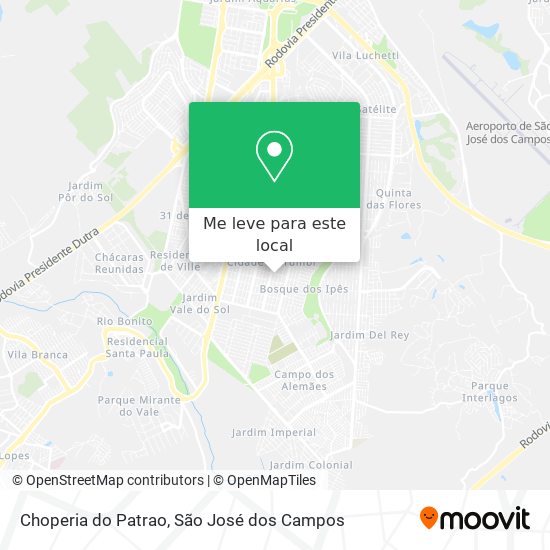 Choperia do Patrao mapa