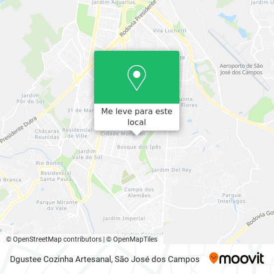 Dgustee Cozinha Artesanal mapa