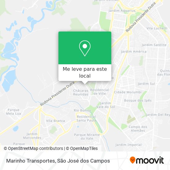 Marinho Transportes mapa