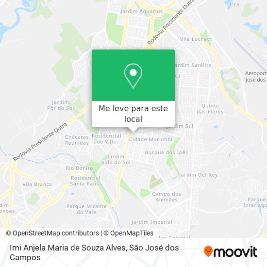 Imi Anjela Maria de Souza Alves mapa