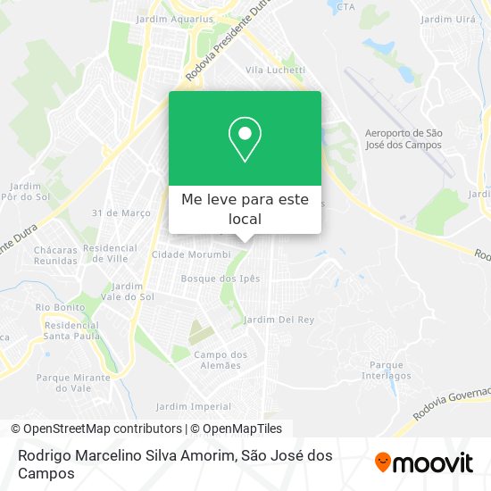 Rodrigo Marcelino Silva Amorim mapa