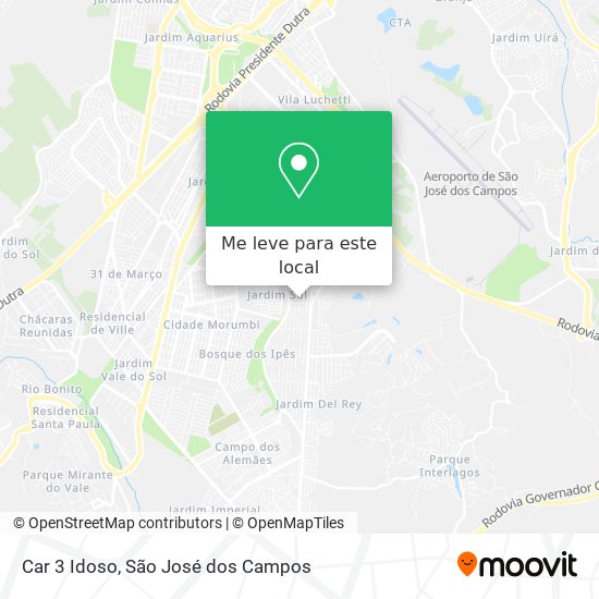 Car 3 Idoso mapa
