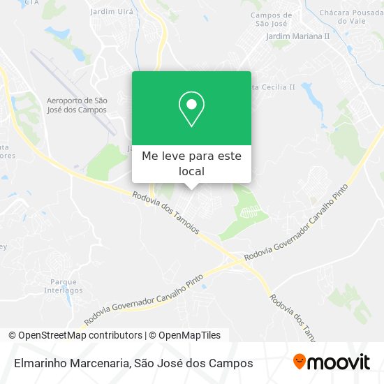 Elmarinho Marcenaria mapa