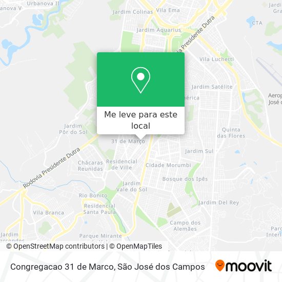 Congregacao 31 de Marco mapa